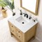 James Martin Vanities Breckenridge 30in Single Vanity, Light Natural Oak w/ 3 CM Ethereal Noctis Top 330-V30-LNO-3ENC - alternate 4
